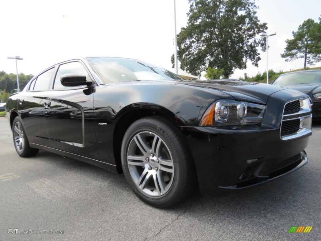 Pitch Black 2014 Dodge Charger R/T Exterior Photo #85526345