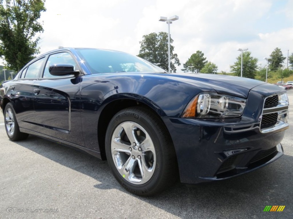 Jazz Blue Pearl 2014 Dodge Charger SE Exterior Photo #85526870