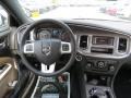 2014 Dodge Charger Black/Light Frost Beige Interior Dashboard Photo