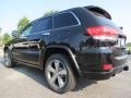 2014 Brilliant Black Crystal Pearl Jeep Grand Cherokee Overland 4x4  photo #2