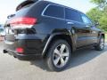 2014 Brilliant Black Crystal Pearl Jeep Grand Cherokee Overland 4x4  photo #3