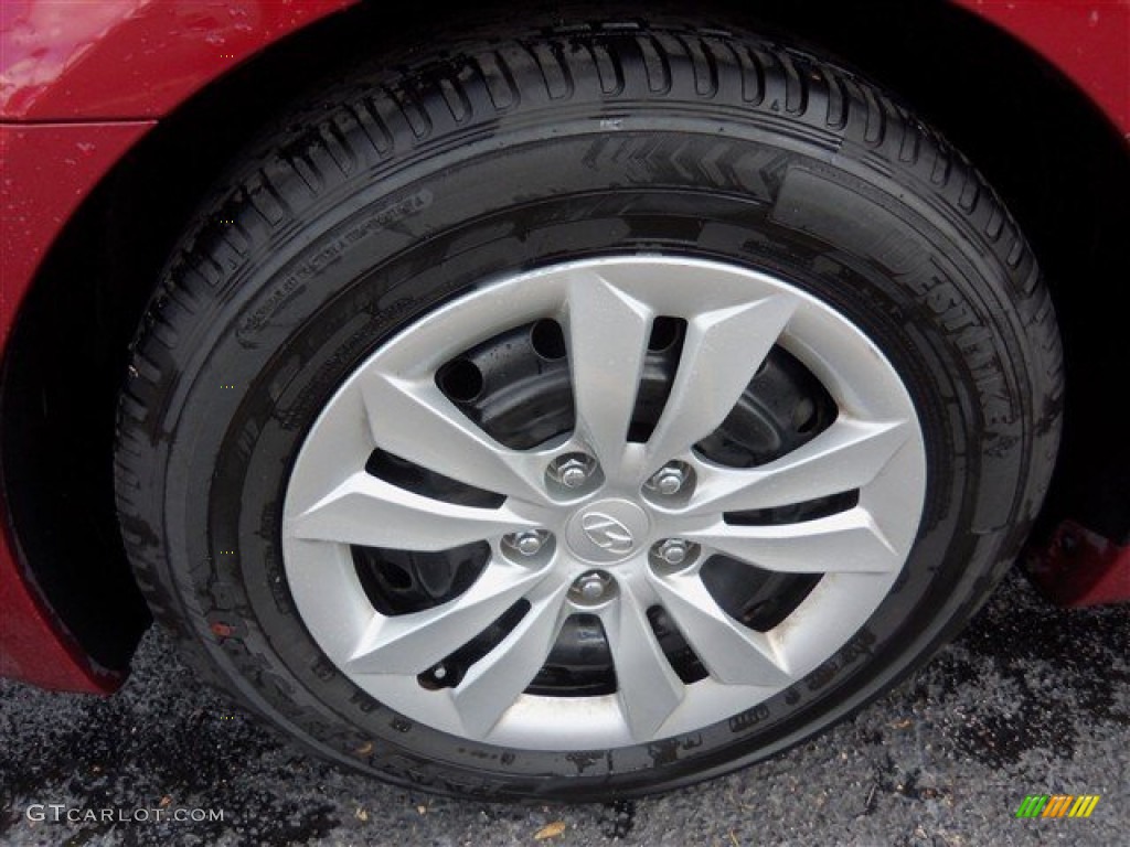 2012 Sonata GLS - Sparkling Ruby Red / Camel photo #5