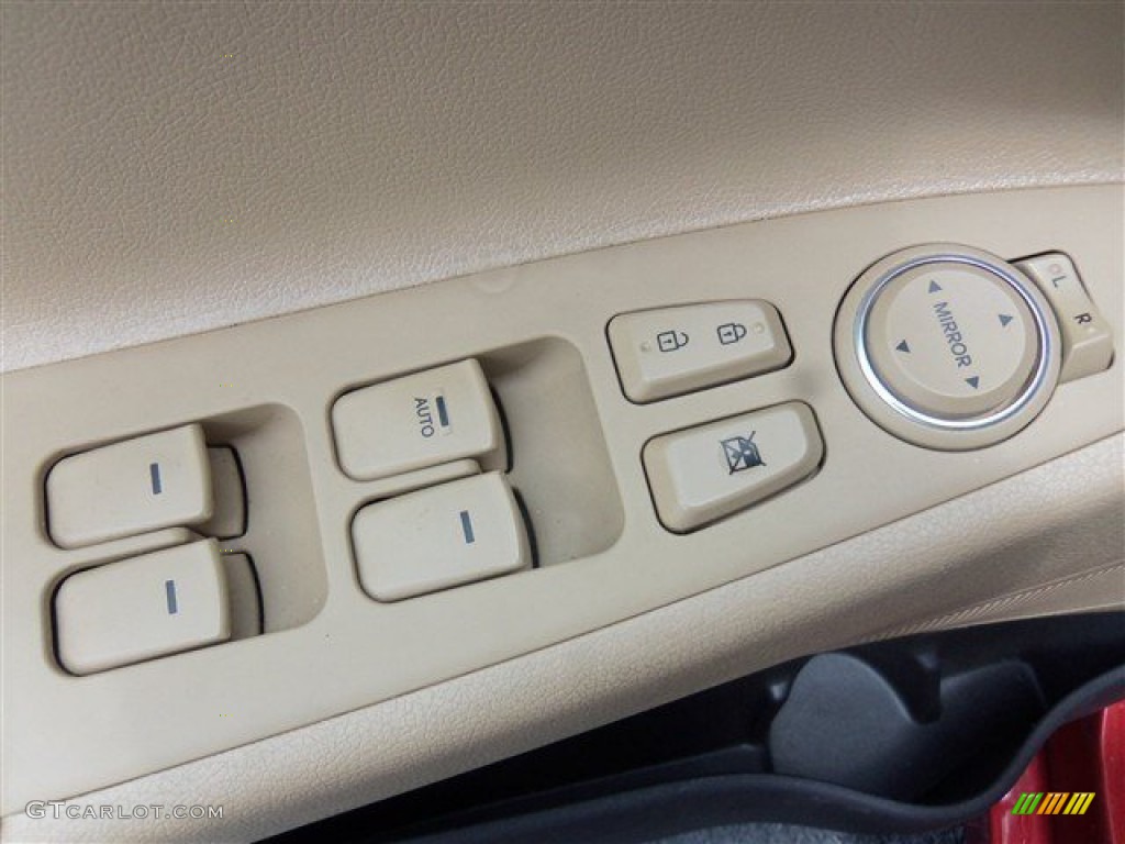 2012 Sonata GLS - Sparkling Ruby Red / Camel photo #16
