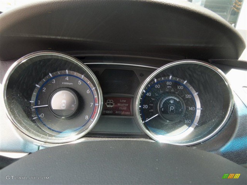 2012 Sonata GLS - Sparkling Ruby Red / Camel photo #21