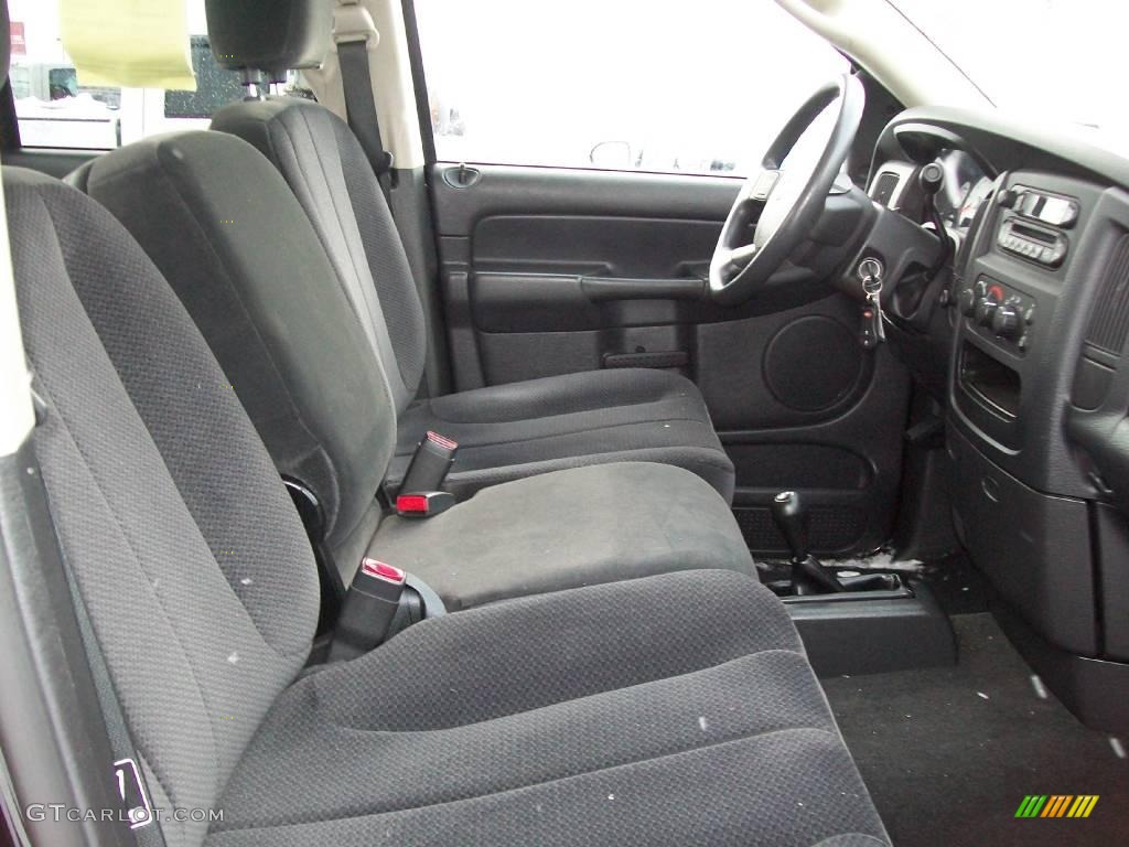 2005 Ram 1500 SLT Quad Cab 4x4 - Black / Dark Slate Gray photo #10