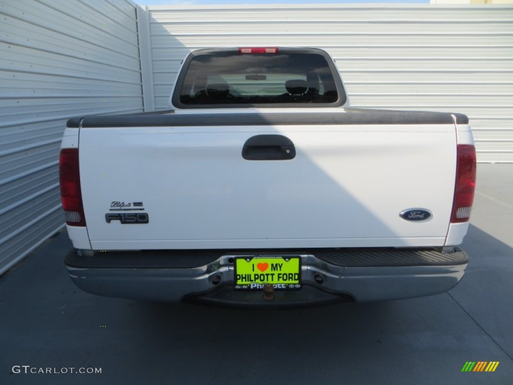 2002 F150 XLT SuperCab - Oxford White / Dark Graphite photo #5