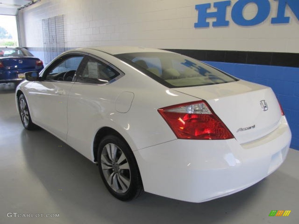 2010 Accord EX-L Coupe - Taffeta White / Ivory photo #3