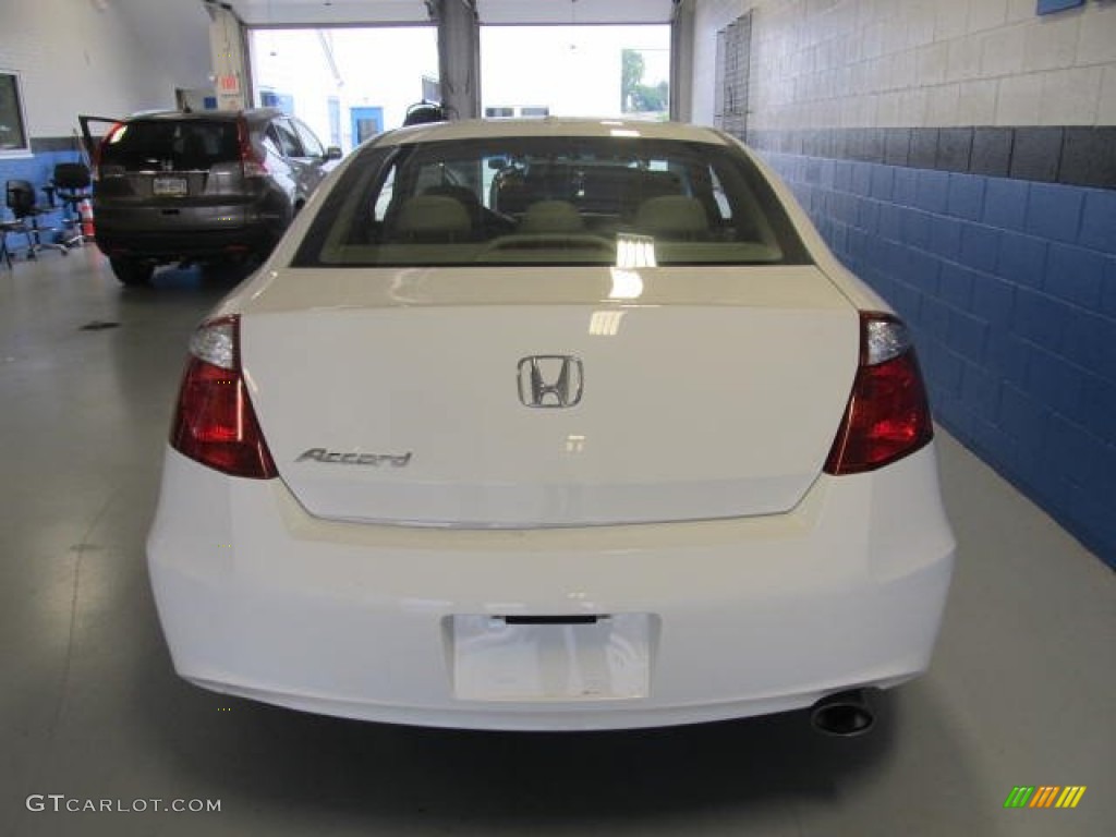 2010 Accord EX-L Coupe - Taffeta White / Ivory photo #4