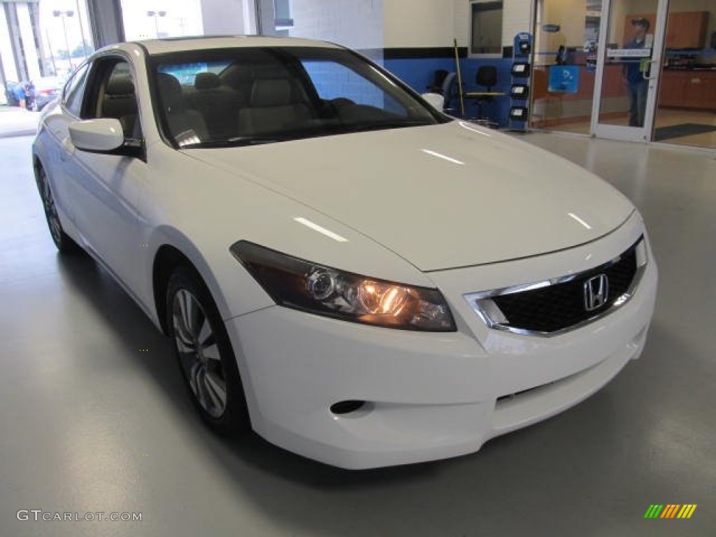2010 Accord EX-L Coupe - Taffeta White / Ivory photo #5