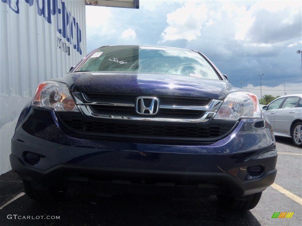 2011 CR-V LX - Royal Blue Pearl / Gray photo #3