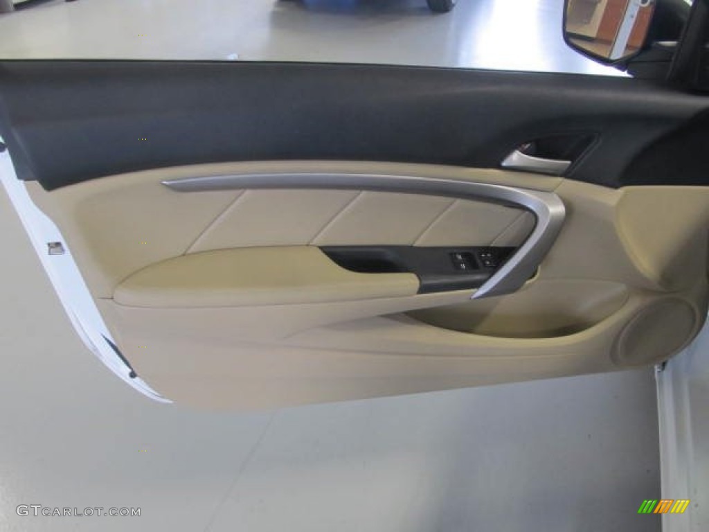2010 Accord EX-L Coupe - Taffeta White / Ivory photo #8