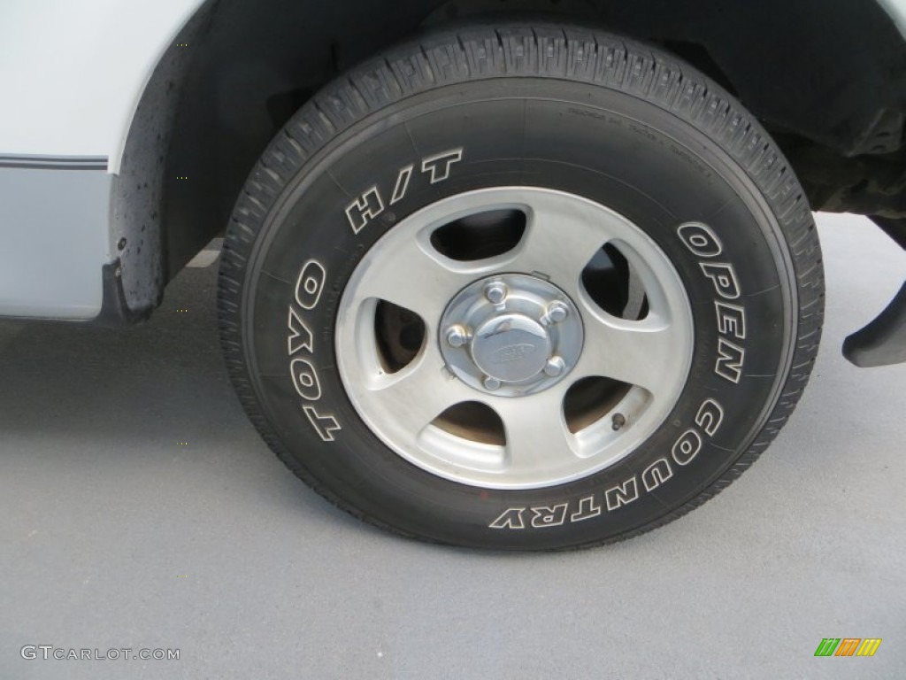 2002 F150 XLT SuperCab - Oxford White / Dark Graphite photo #15