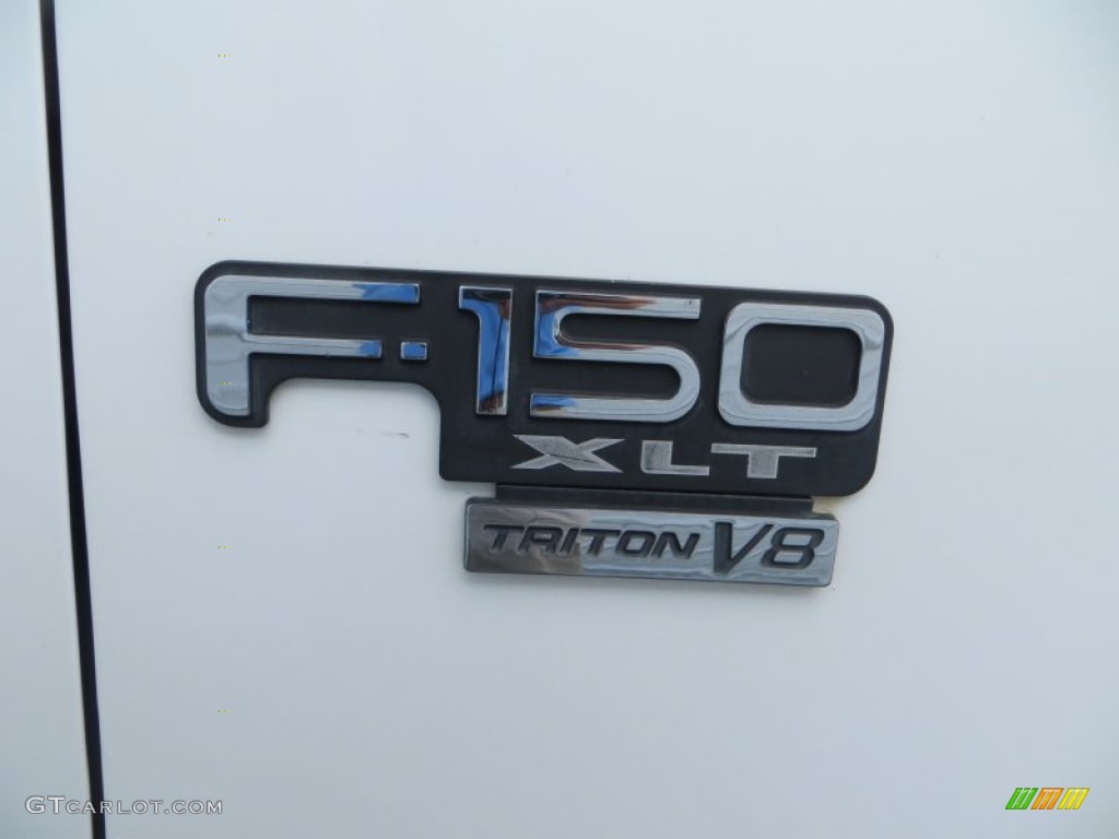 2002 F150 XLT SuperCab - Oxford White / Dark Graphite photo #16