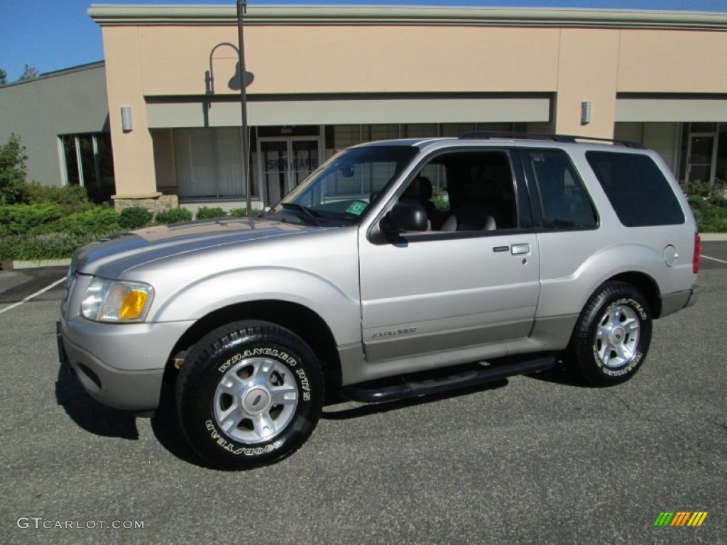 Silver Birch Metallic 2002 Ford Explorer Sport 4x4 Exterior Photo #85529042