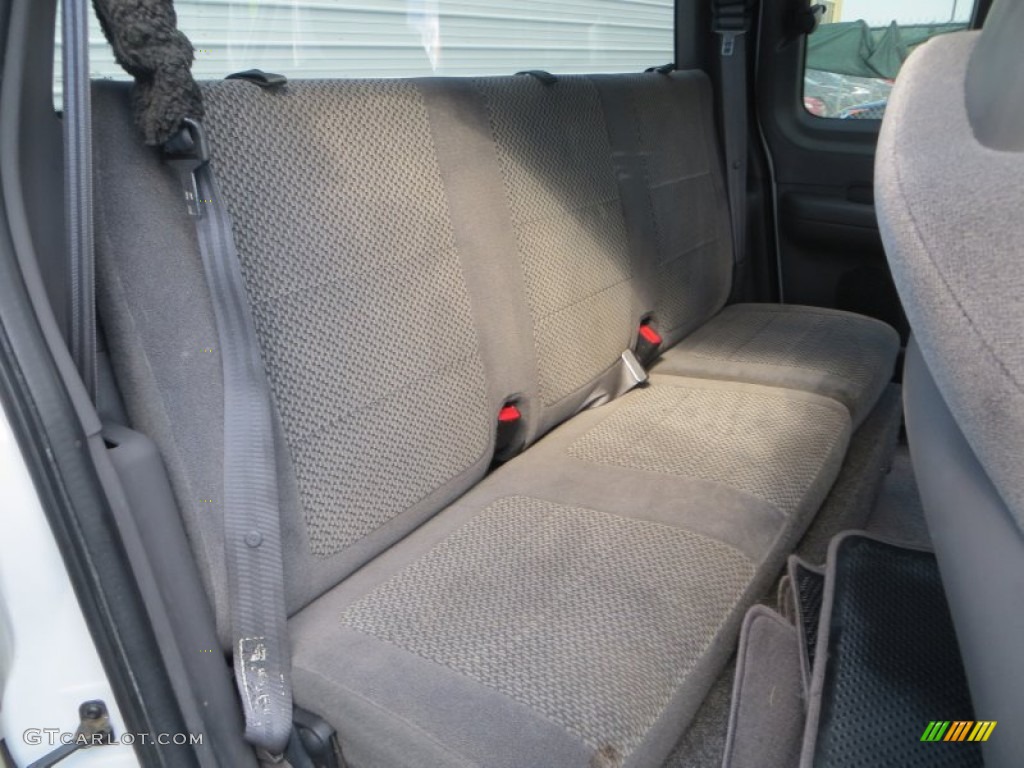 2002 F150 XLT SuperCab - Oxford White / Dark Graphite photo #26