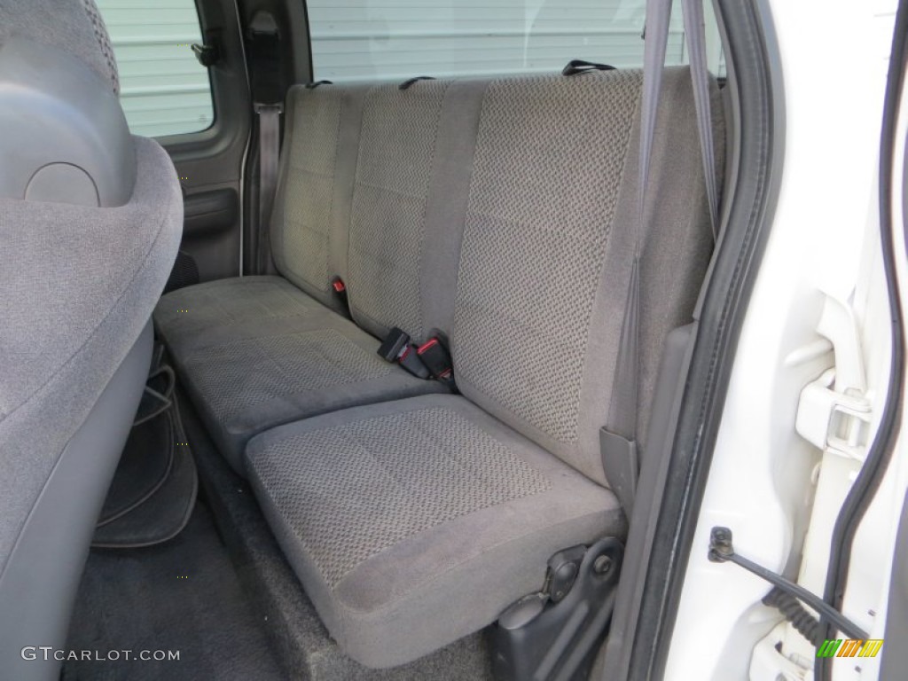 2002 F150 XLT SuperCab - Oxford White / Dark Graphite photo #28