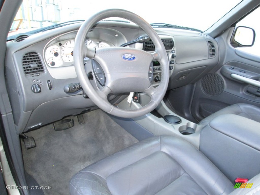 Graphite Interior 2002 Ford Explorer Sport 4x4 Photo #85529299