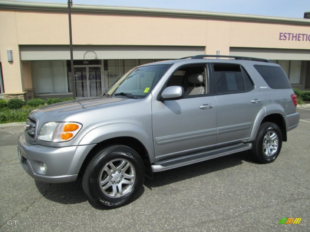 2003 Sequoia Limited 4WD - Silver Sky Metallic / Charcoal photo #1