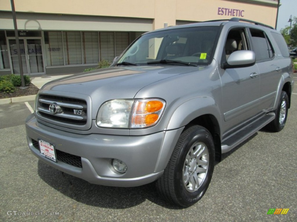 2003 Sequoia Limited 4WD - Silver Sky Metallic / Charcoal photo #2