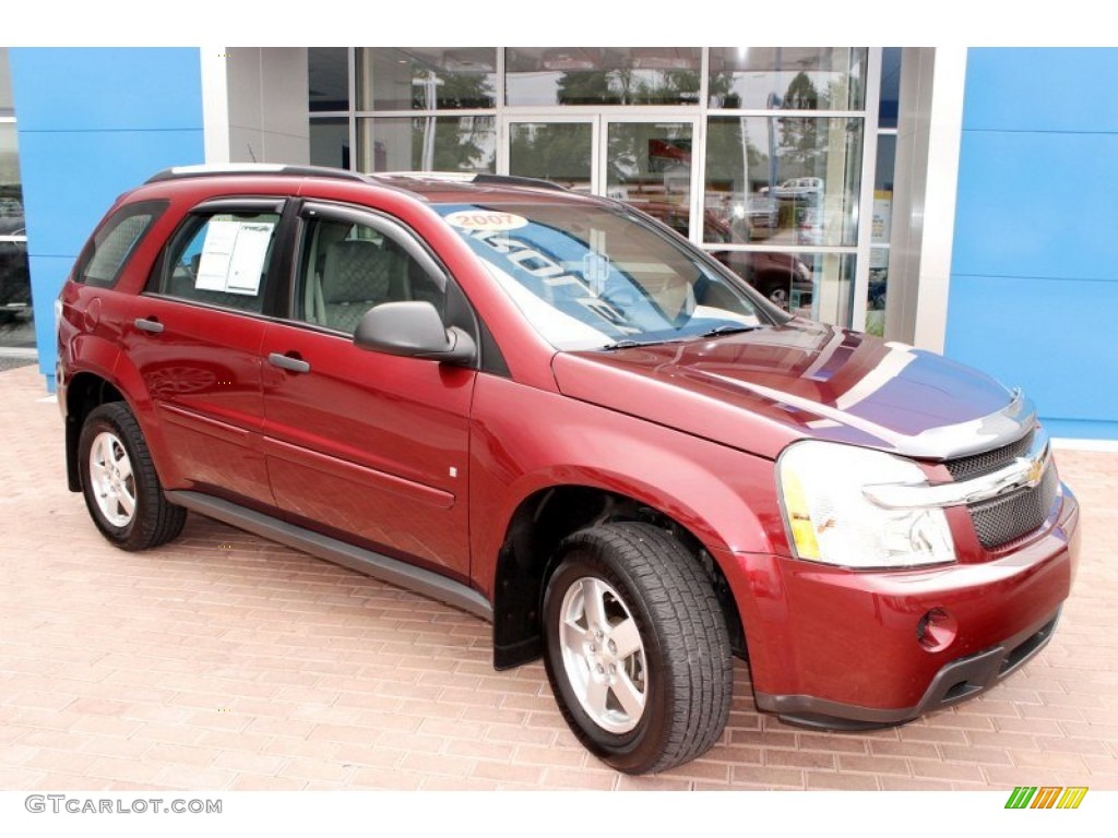 Deep Ruby Metallic 2007 Chevrolet Equinox LS AWD Exterior Photo #85530017