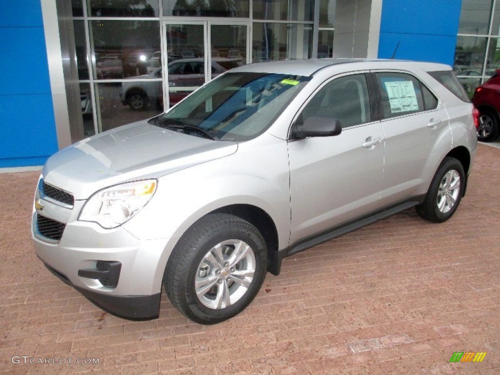 Silver Ice Metallic 2014 Chevrolet Equinox LS AWD Exterior Photo #85531082