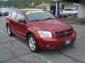 2007 Inferno Red Crystal Pearl Dodge Caliber SXT  photo #18