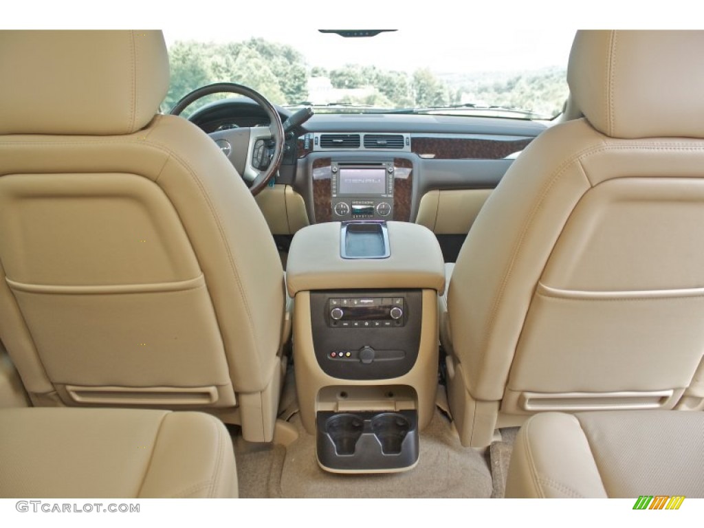 2014 Yukon XL Denali AWD - White Diamond Tricoat / Cocoa/Light Cashmere photo #21