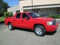 2005 Flame Red Dodge Dakota SLT Quad Cab 4x4  photo #11