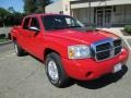 2005 Flame Red Dodge Dakota SLT Quad Cab 4x4  photo #13