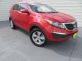 2012 Signal Red Kia Sportage LX  photo #1