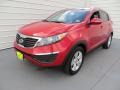 2012 Signal Red Kia Sportage LX  photo #7