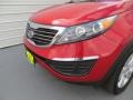 2012 Signal Red Kia Sportage LX  photo #10