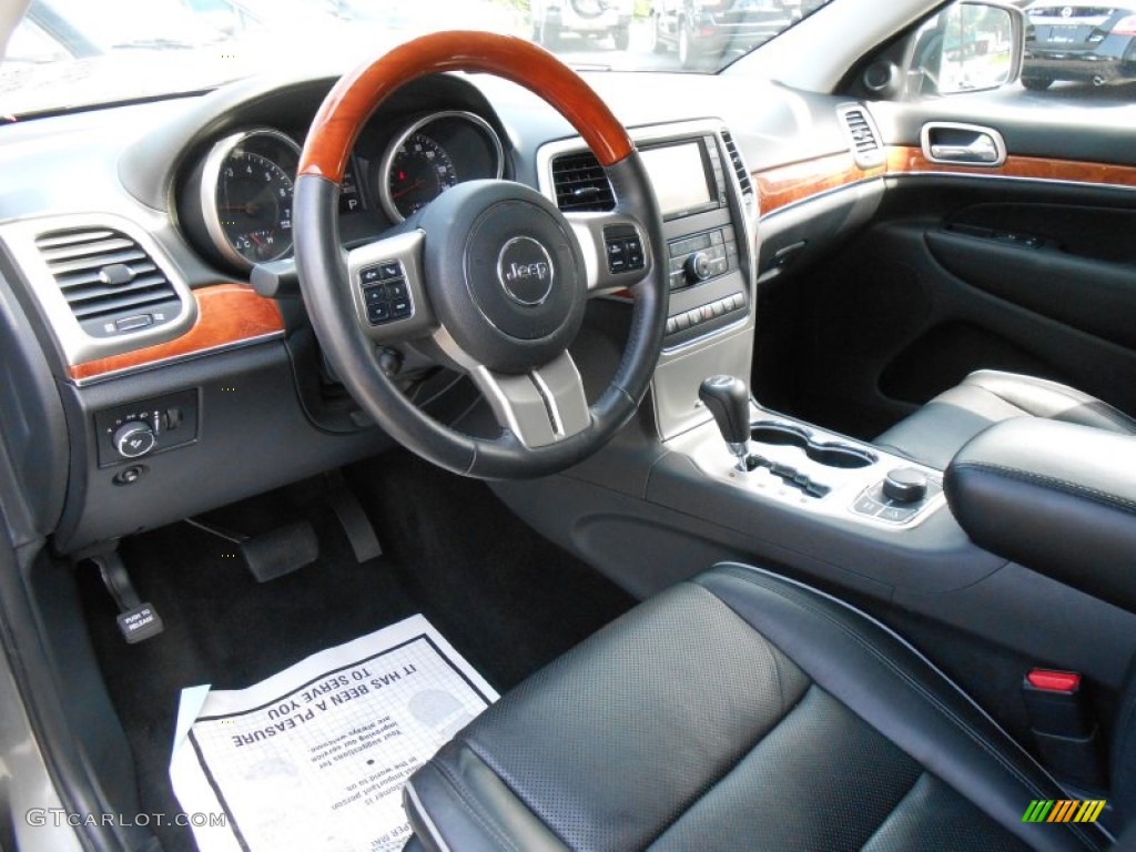 2011 Grand Cherokee Overland 4x4 - Mineral Gray Metallic / Black photo #9