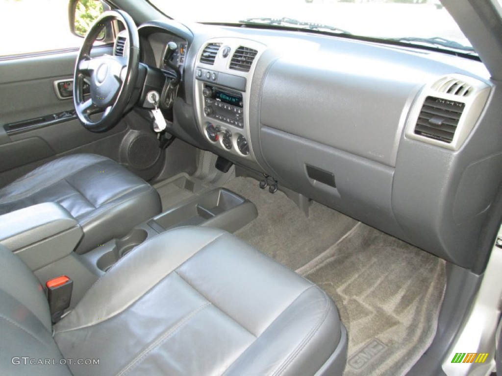 2005 Canyon SLE Crew Cab 4x4 - Silver Birch Metallic / Dark Pewter photo #17