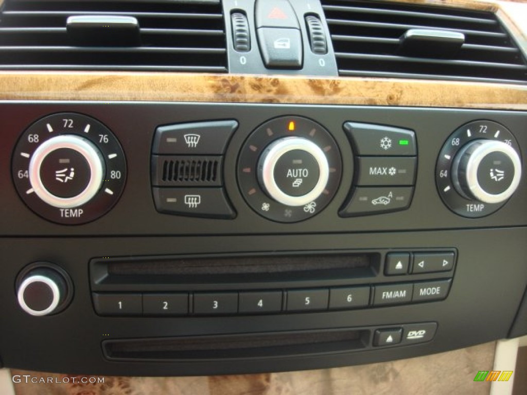 2008 5 Series 535xi Sedan - Deep Green Metallic / Beige photo #19