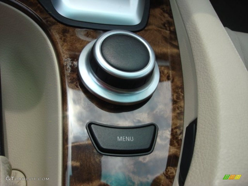 2008 5 Series 535xi Sedan - Deep Green Metallic / Beige photo #22
