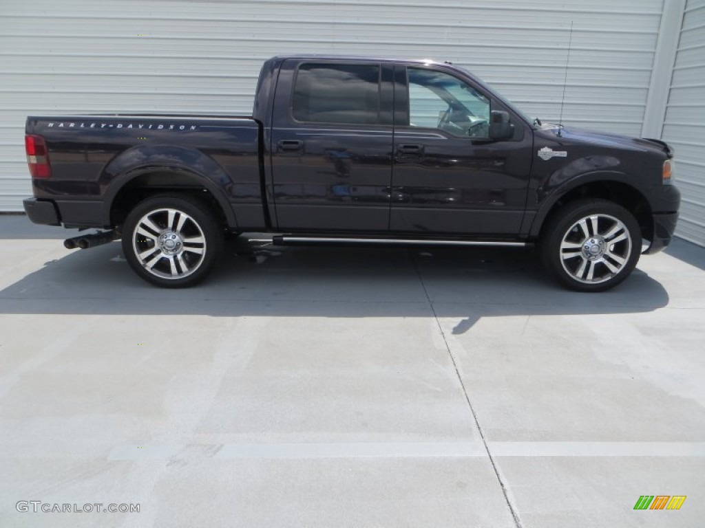 Dark Amethyst 2007 Ford F150 Harley-Davidson SuperCrew Exterior Photo #85533779