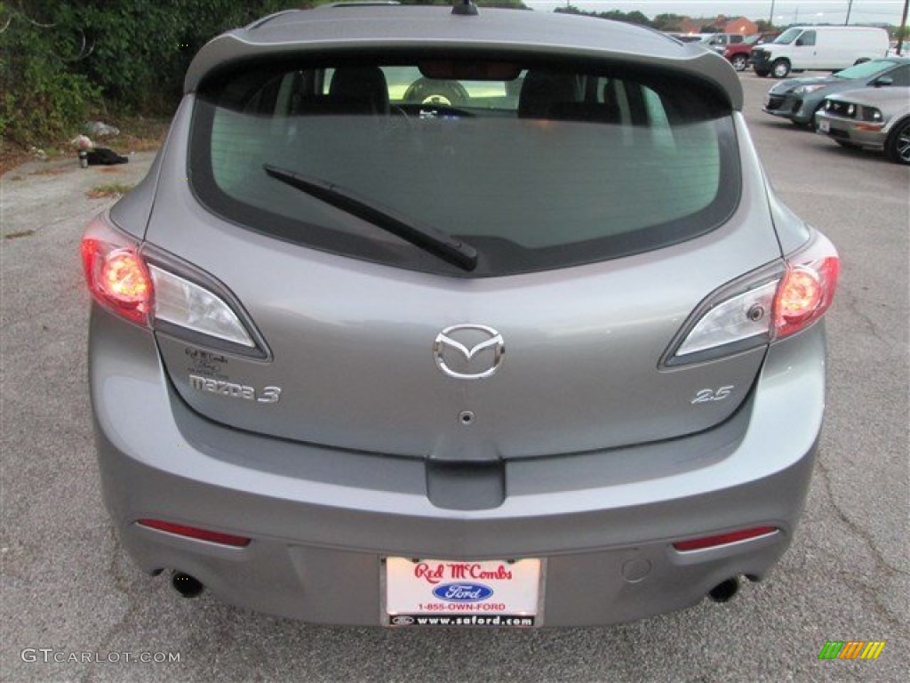 2012 MAZDA3 s Grand Touring 5 Door - Liquid Silver Metallic / Black photo #5