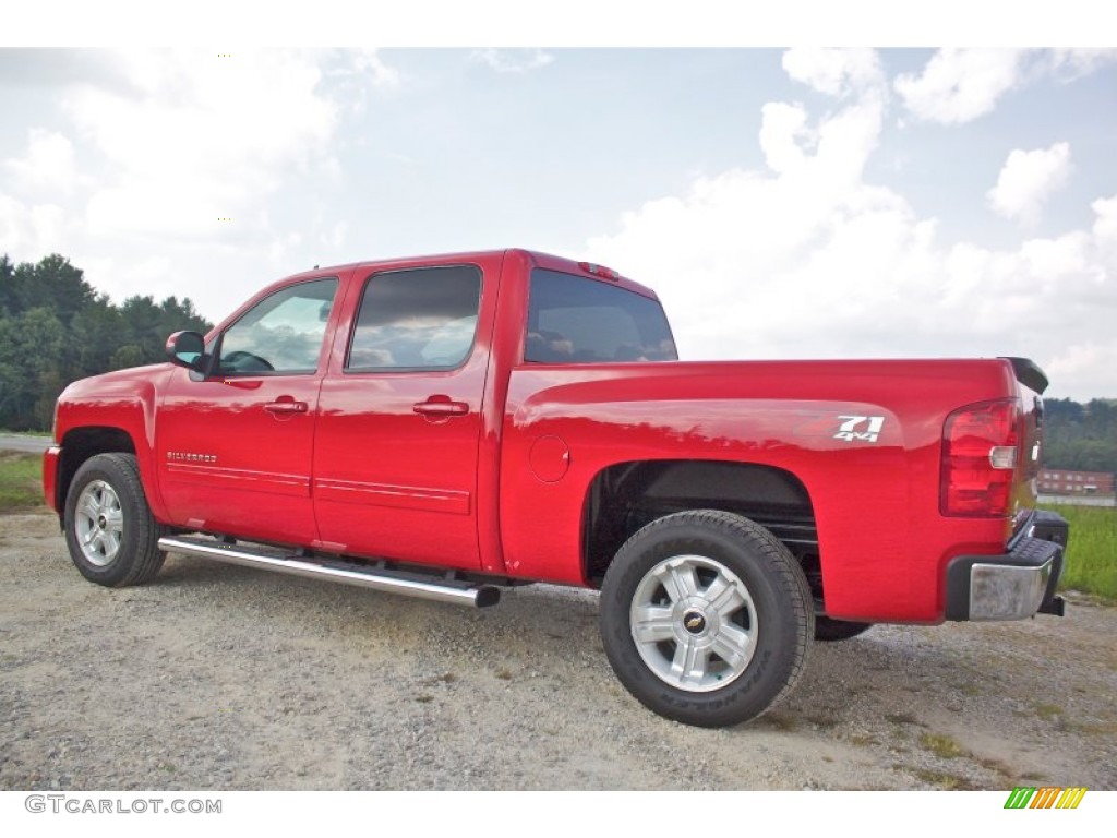 2013 Silverado 1500 LTZ Crew Cab 4x4 - Victory Red / Ebony photo #6