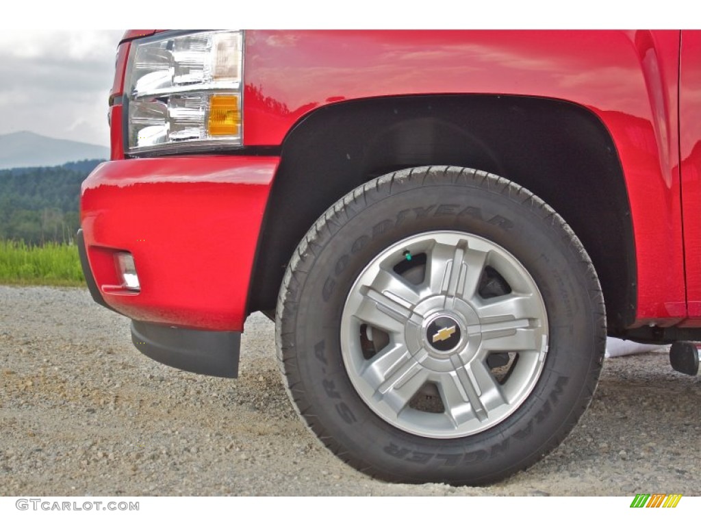 2013 Silverado 1500 LTZ Crew Cab 4x4 - Victory Red / Ebony photo #8