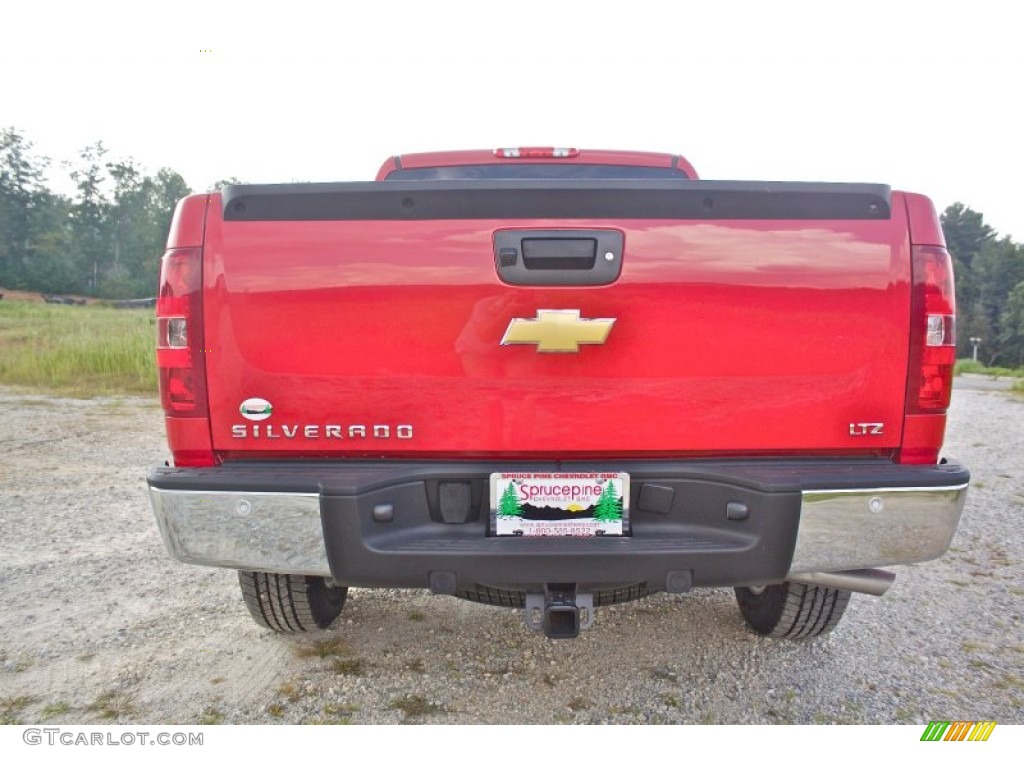 2013 Silverado 1500 LTZ Crew Cab 4x4 - Victory Red / Ebony photo #10