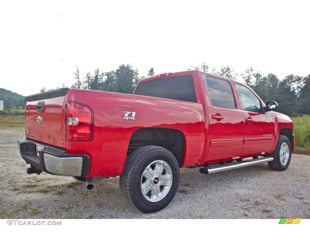 2013 Silverado 1500 LTZ Crew Cab 4x4 - Victory Red / Ebony photo #14