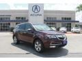 2011 Dark Cherry Pearl Acura MDX Technology  photo #1