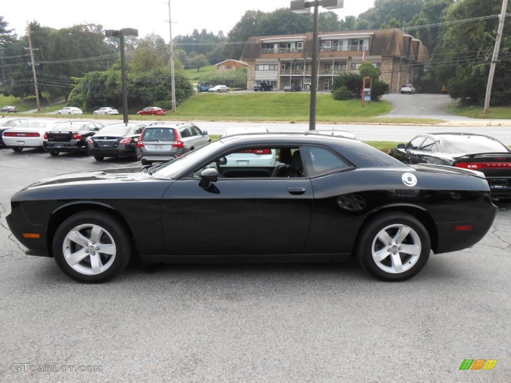 2011 Challenger R/T - Black / Dark Slate Gray photo #4