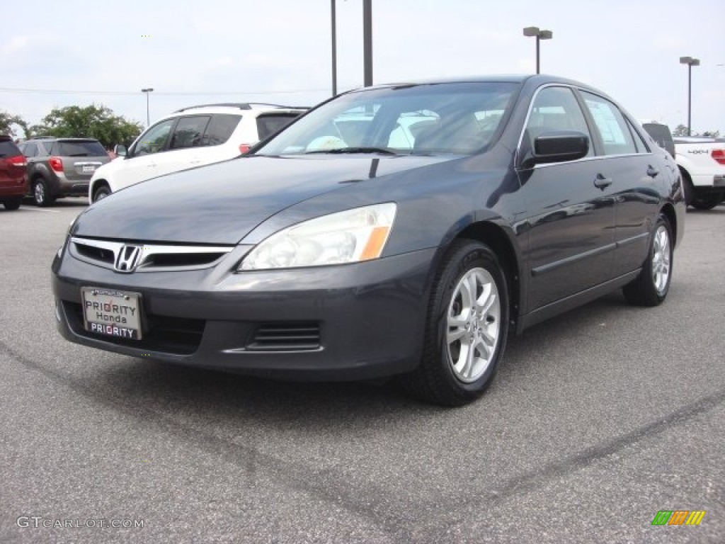 2007 Accord EX Sedan - Graphite Pearl / Gray photo #1