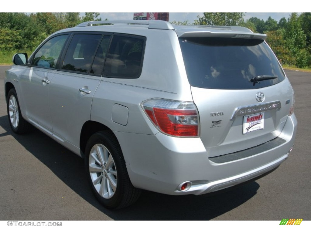 2008 Highlander Hybrid Limited 4WD - Classic Silver Metallic / Ash Gray photo #4