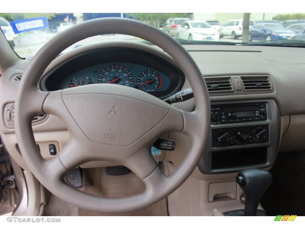 2002 Galant ES - Bodega Beige Pearl / Tan photo #21