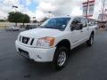 Blizzard White - Titan Pro-4X Crew Cab 4x4 Photo No. 3