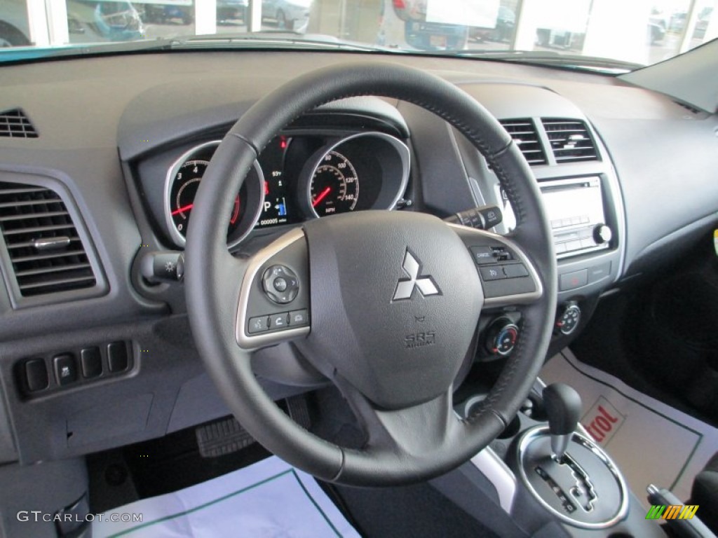 2014 Mitsubishi Outlander Sport ES Black Dashboard Photo #85537916