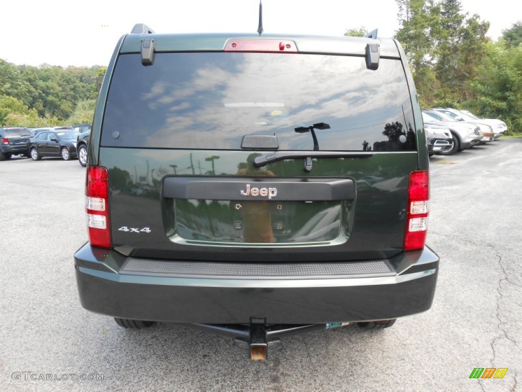 2011 Liberty Sport 4x4 - Natural Green Metallic / Dark Slate Gray photo #6